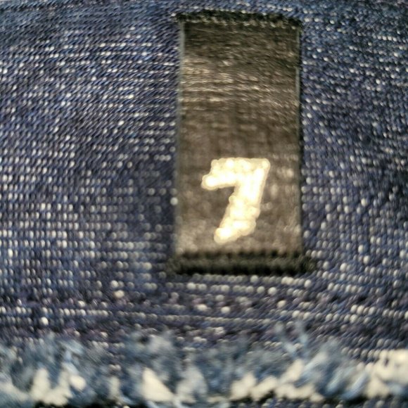 7 For All Mankind Sz 27 Front Pencil Skirt - Picture 6 of 7